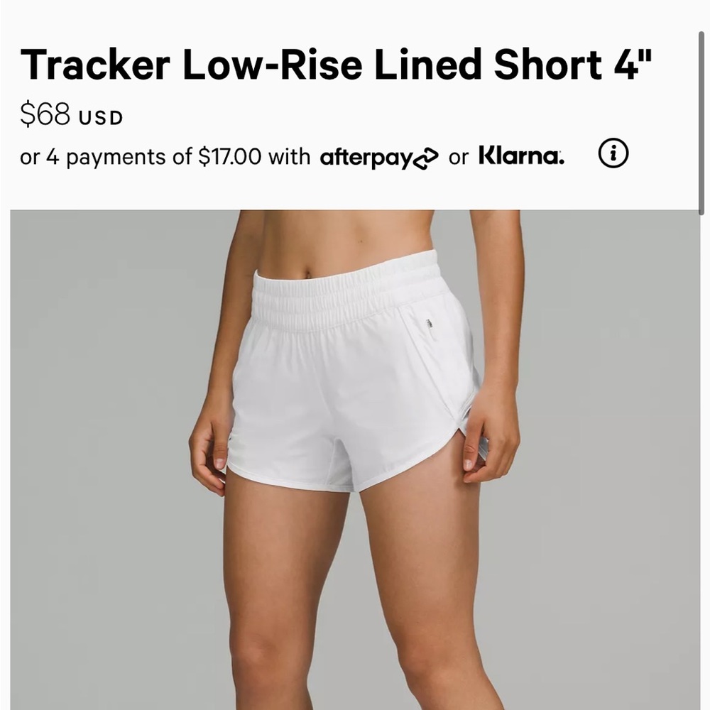 Lululemon Tracker Low-Rise Running Shorts